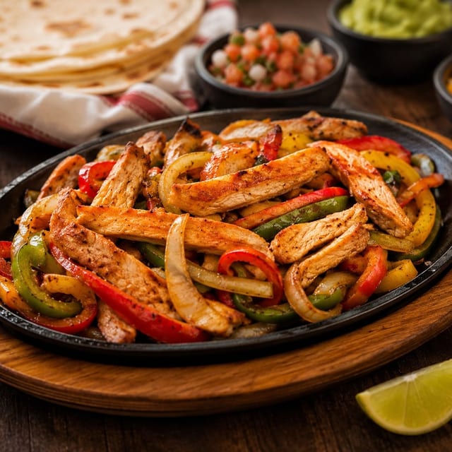 Chicken Fajitas Platter / Fajitas De Pollo.