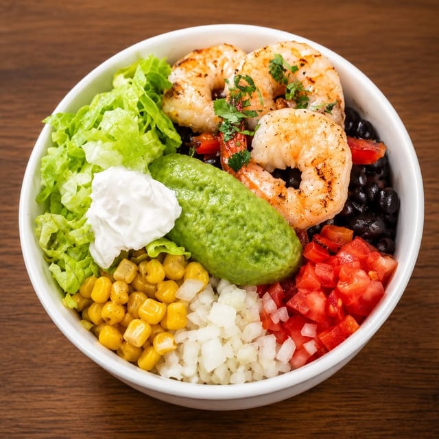 Shrimp Bowl / Bowl De Camarones.