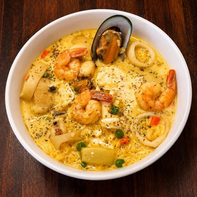 Seafood Gumbo / Chupe De Mariscos.