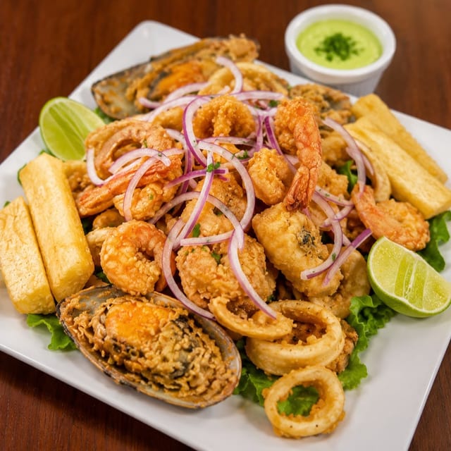 Fried Mixed Seafood Platter / Jalea.