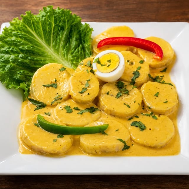 Huancaina Potatoes / Papa a La Huancaina.
