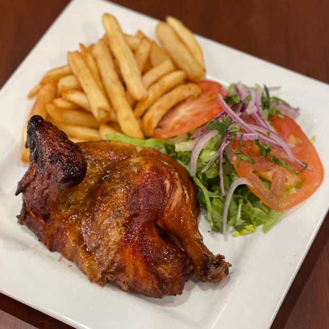 1/2 Chicken / 1/2 De Pollo.