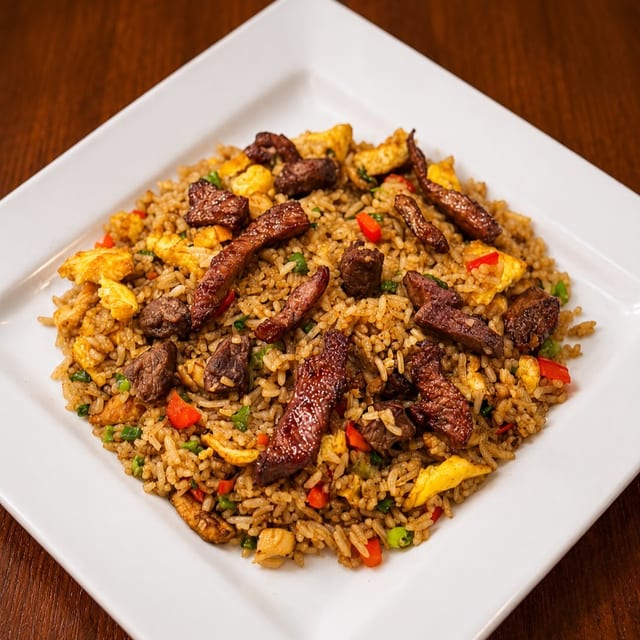Steak Fried Rice / Chaufa De Carne.