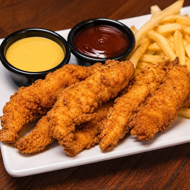 Chicken Tenders Platter / Tiras De Pollo.